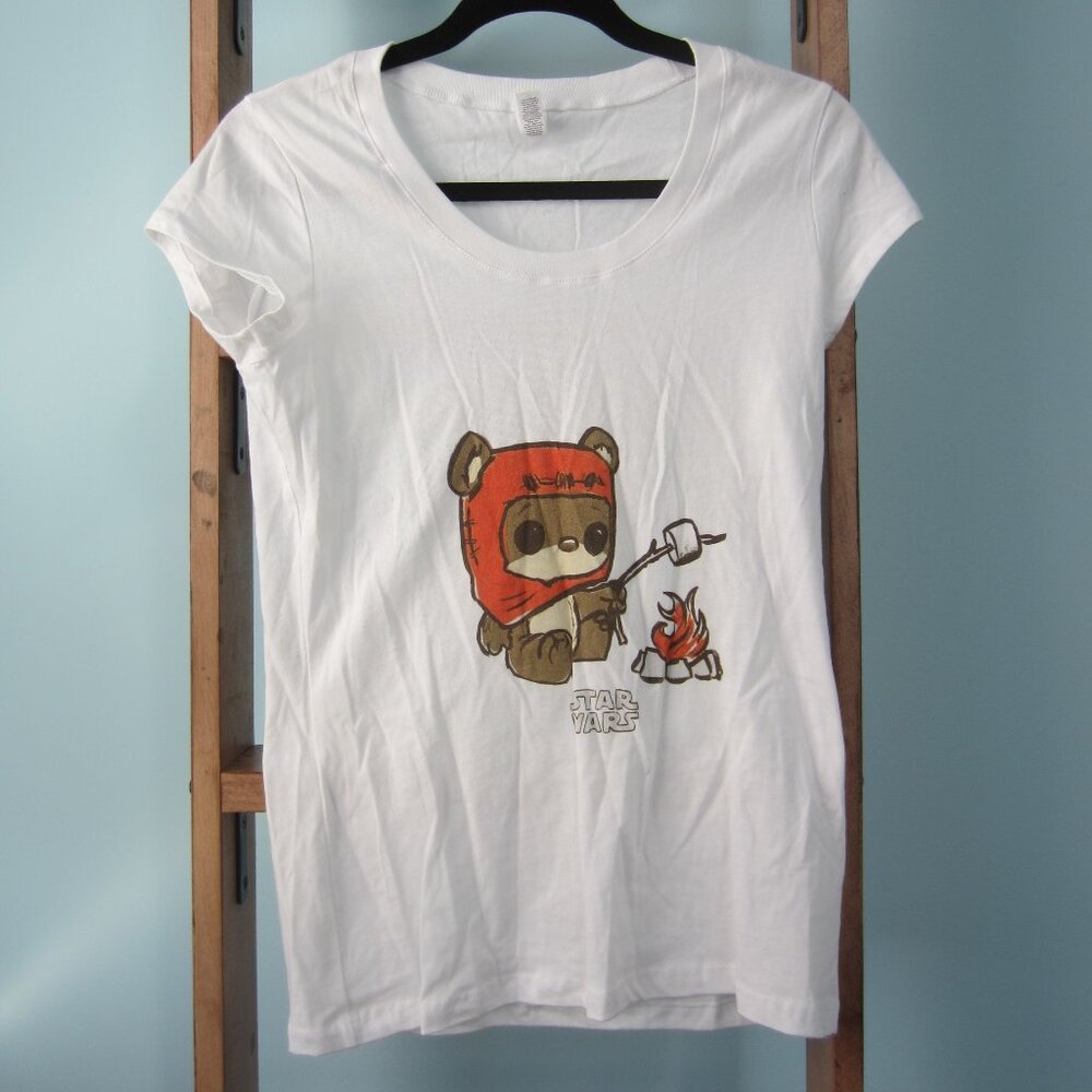 Star Wars Ewok T Shirt in White Size M